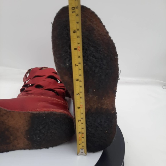 Trans-Parents Leather gum sole boots with decorative slices through upper - Picture 3 of 9